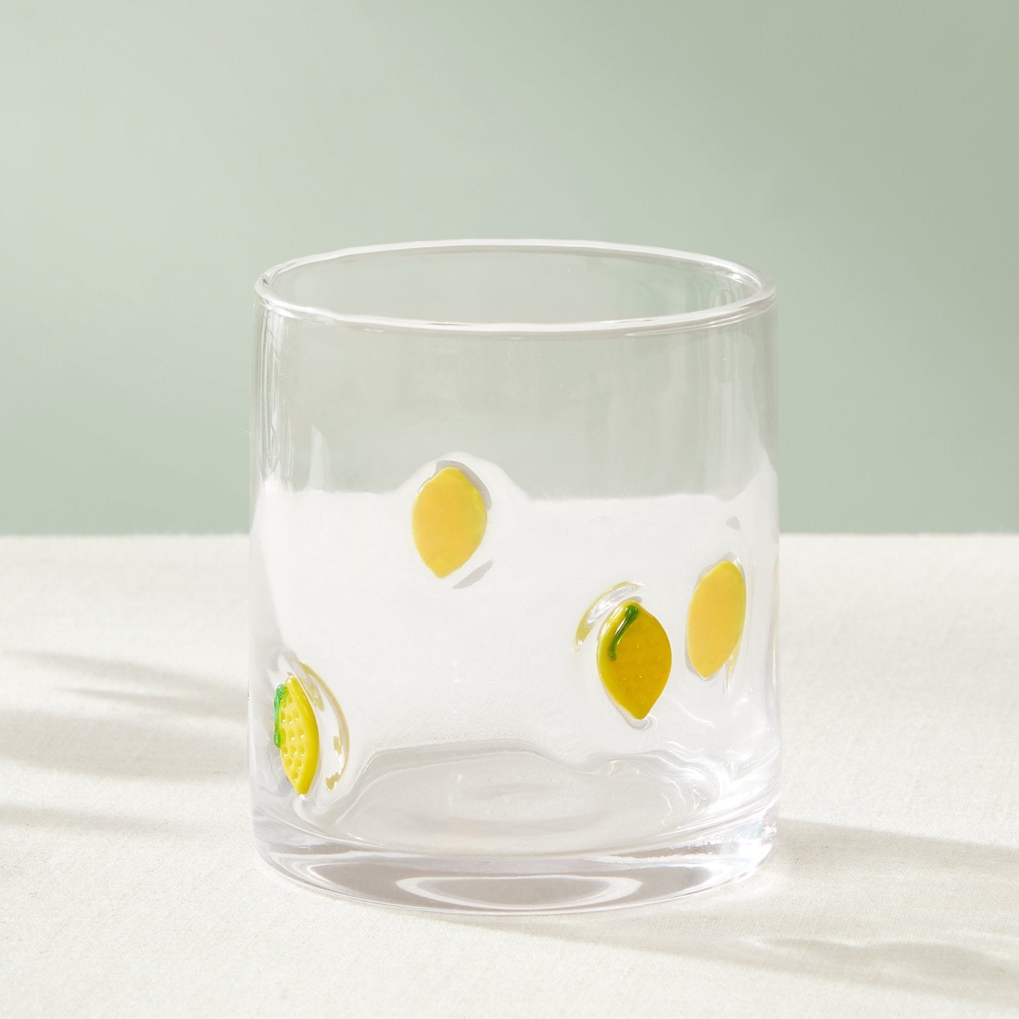 Fruity Glass Tumblers - Set of 4 - Clear