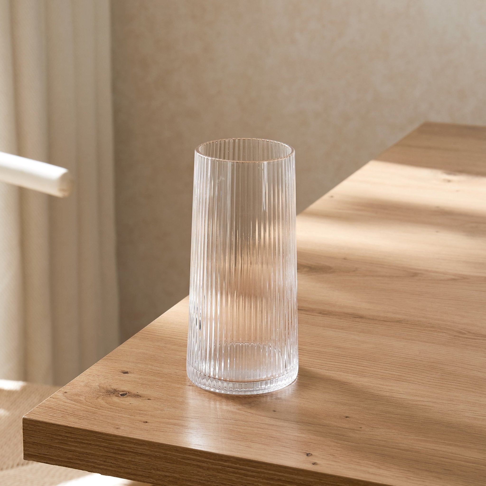 Gatsby Set of 4 Ripple Glass Highballs - Clear